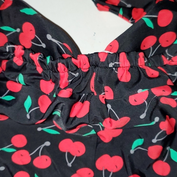 Glam Swimwear women's S oneiece 🍒 cherry design vintage style Swimwear - Picture 6 of 9